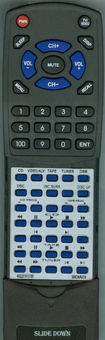 MAGNAVOX FW355C37 Replacement Remote