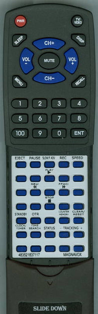 MAGNAVOX VSQS1272 Replacement Remote