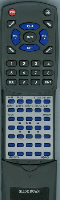 MAGNAVOX 483521837214 Replacement Remote