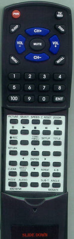 MAGNAVOX 27MDTR10S Replacement Remote