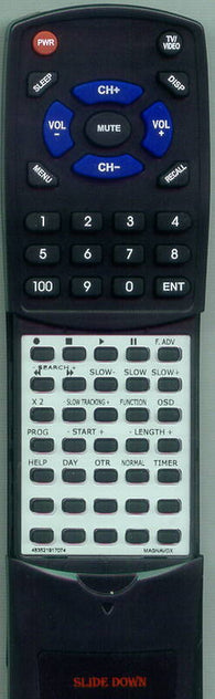 MAGNAVOX 483521917073 Replacement Remote