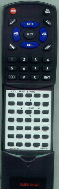 SYLVANIA T251AGWA01 Replacement Remote