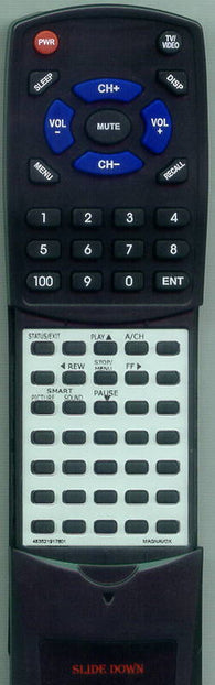 MAGNAVOX 483521917601 Replacement Remote