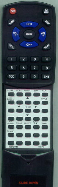 MAGNAVOX 6P5430W Replacement Remote