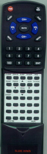 MAGNAVOX 6P4830W Replacement Remote