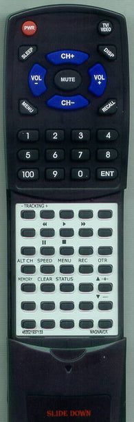 MAGNAVOX CCS138 Replacement Remote