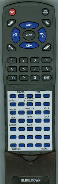 INSIGNIA RMCSB314 Replacement Remote