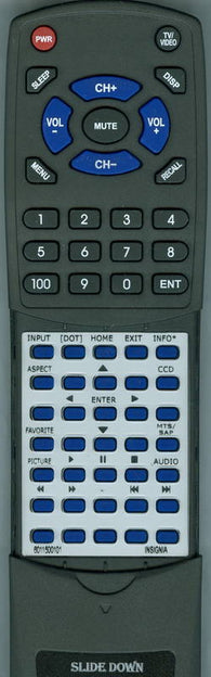 INSIGNIA NS-40D40SNA14 Replacement Remote