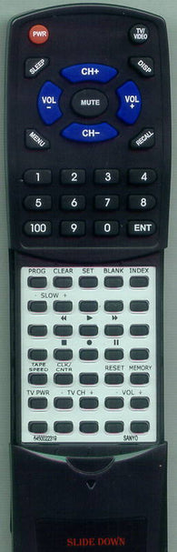 SANYO VWM320 Replacement Remote