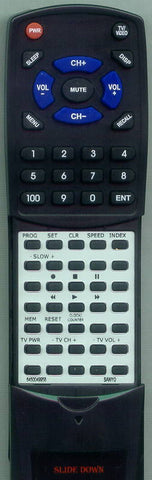 SANYO VWM330 Replacement Remote