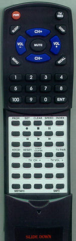 SANYO VWM250 Replacement Remote