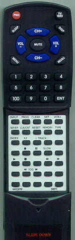 SANYO VWM362 Replacement Remote