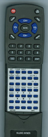 SANYO VWM265 Replacement Remote