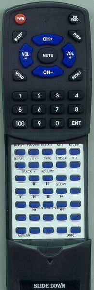 SANYO VWM380 Replacement Remote