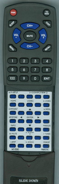 PANASONIC 6451053893 Replacement Remote