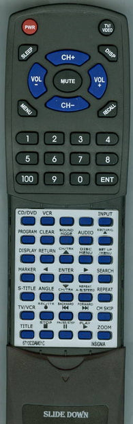 INSIGNIA RT6710CDAM01C Replacement Remote