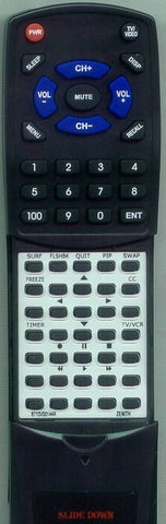 ZENITH 1240023601 Replacement Remote