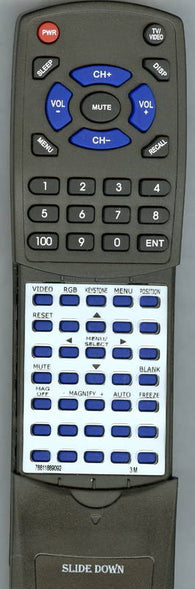 3M MP7740I Replacement Remote