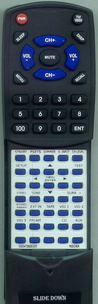 INSIGNIA NSR5101 Replacement Remote