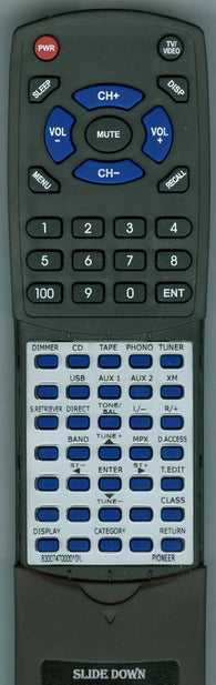 PIONEER 8300747000010 IL Replacement Remote