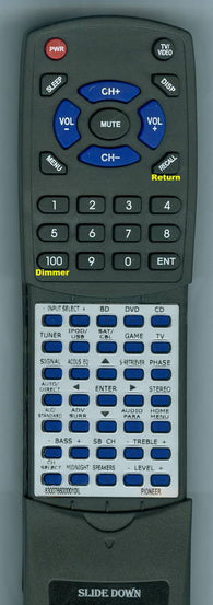 PIONEERINSE VSX522K Replacement Remote