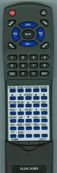 ONKYO TX-SR383 Replacement Remote