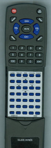 SHARP AFS125MX Replacement Remote