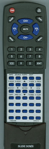 SAMSUNG TXT2082X Replacement Remote