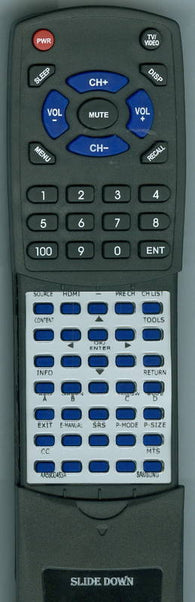 SAMSUNG UN22D5000NFXZA Replacement Remote