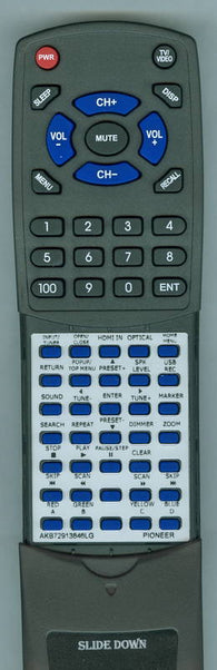 PIONEER AXD7626 Replacement Remote