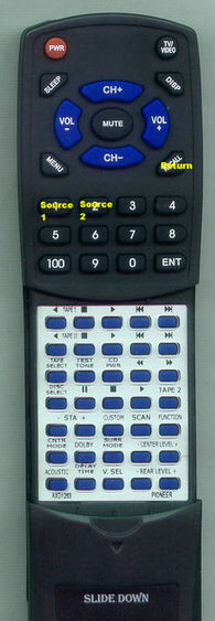 PIONEERINSERT VSX501 Replacement Remote