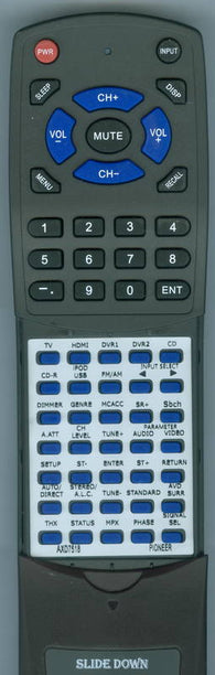 PIONEER AXD7518 Replacement Remote