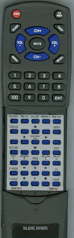 SAMSUNG UN60C6300SFXZC Replacement Remote