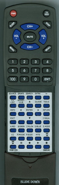 SAMSUNG UN40J5500AFXZA Replacement Remote