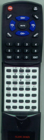 PIONEER AXVP700CD Replacement Remote