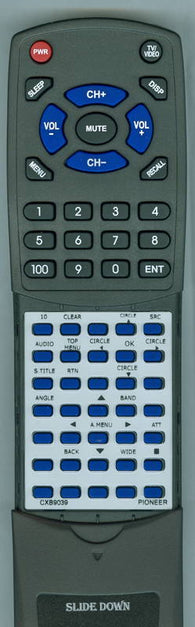 PIONEER AVH-P6400CD Replacement Remote