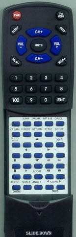 SANYO 076N0EJ090 Replacement Remote