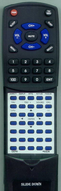 PROSCAN 32LA30Q Replacement Remote