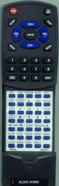 MAGNAVOX 26MD255V Replacement Remote