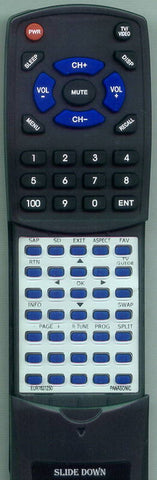 PANASONIC TH37PX50U Replacement Remote