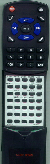 EMERSON TS2581RD Replacement Remote