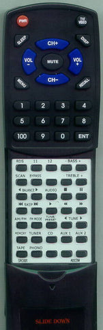 ADCOM GTP-506 Replacement Remote