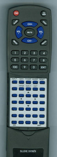 SANYO RTGXFA Replacement Remote