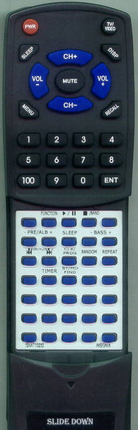 INSIGNIA RTISNXT10232 Replacement Remote