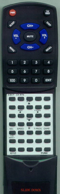 SYLVANIA N0111UD Replacement Remote