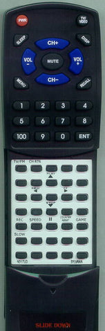 SYLVANIA SSC130 Replacement Remote