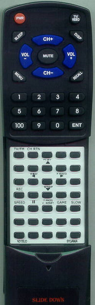 SYLVANIA N0155UD Replacement Remote