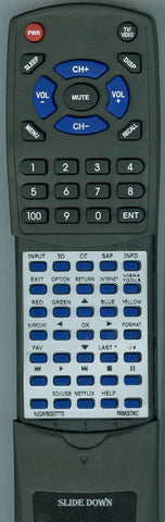 PANASONIC N2QAYB000777 Replacement Remote