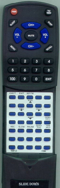 SYLVANIA SRV194 Replacement Remote