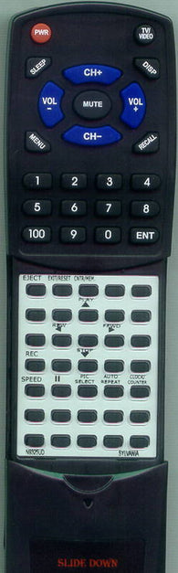 SYLVANIA KVS299K Replacement Remote